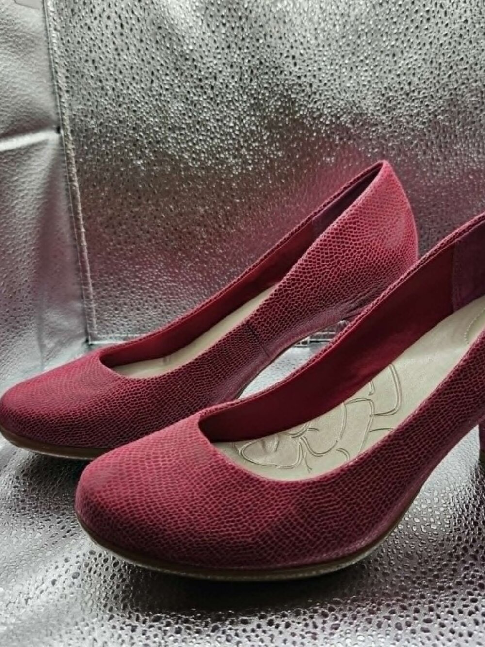 Pink Snake shoes
